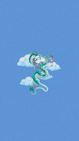 Haku Spirited Away Phone HD Background 1080x1920px