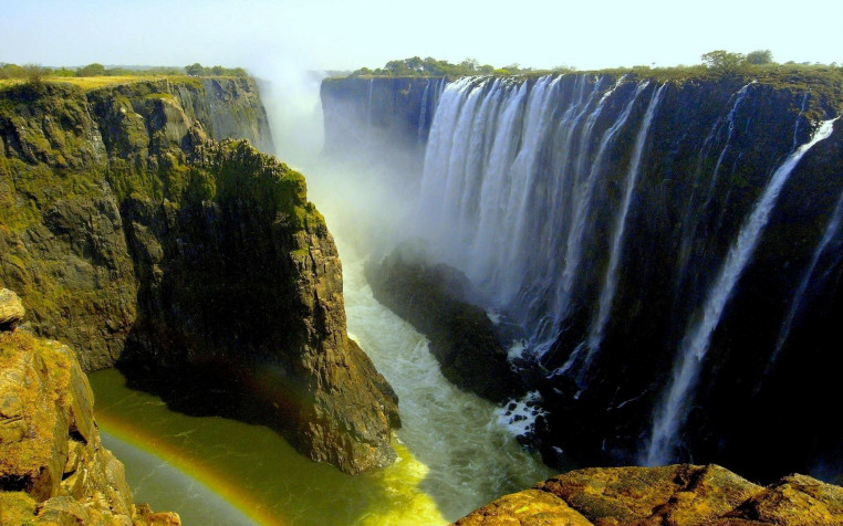 Victoria Falls Widescreen HD Wallpaper 1920x1200px