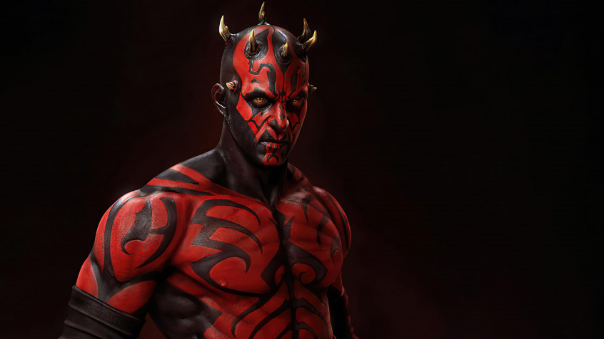 Darth Maul 4k UHD Wallpaper 3840x2160px