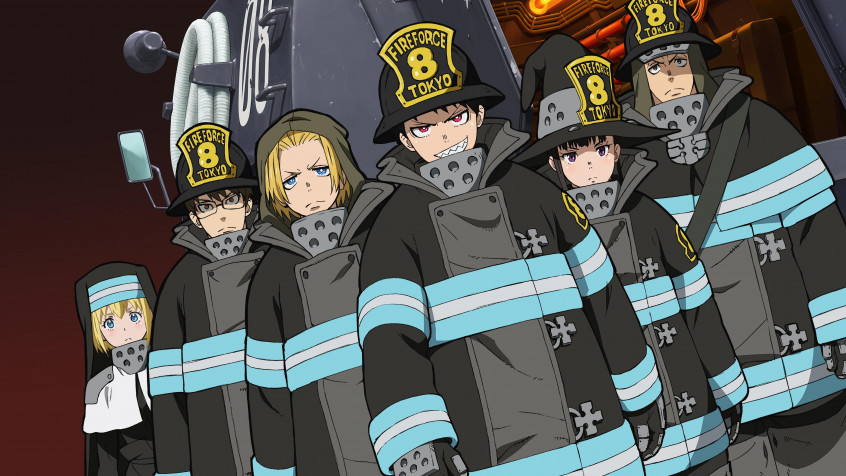 Fire Force 4k UHD Wallpaper 3840x2160px