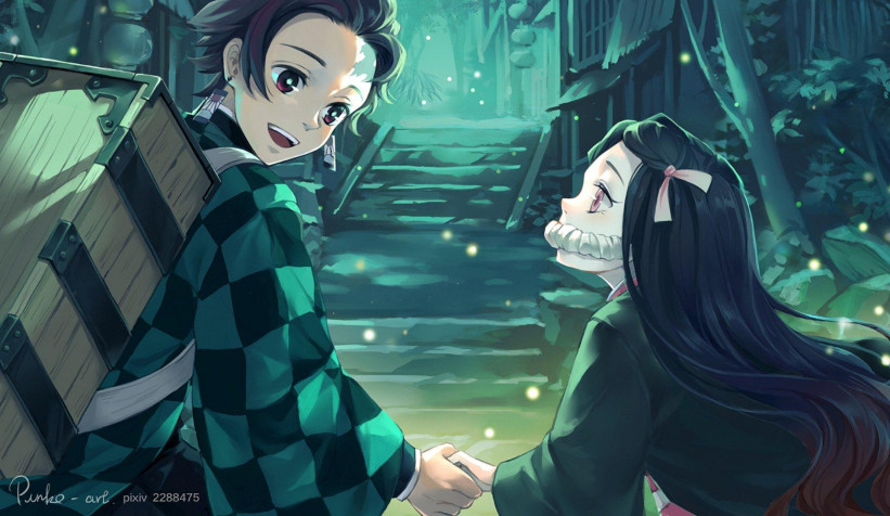 Demon Slayer Kimetsu No Yaiba Desktop Wallpaper 1920x1114px