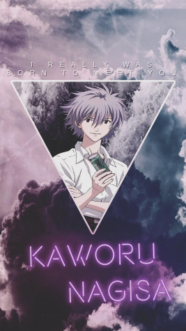 Kaworu Nagisa Phone HD Background 1024x1821px