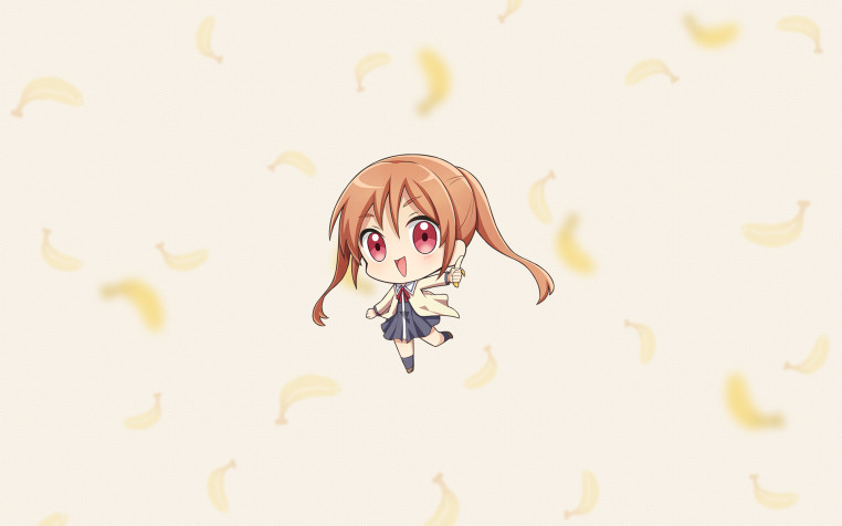 Chibi Anime Girl Widescreen HD Wallpaper 1920x1200px