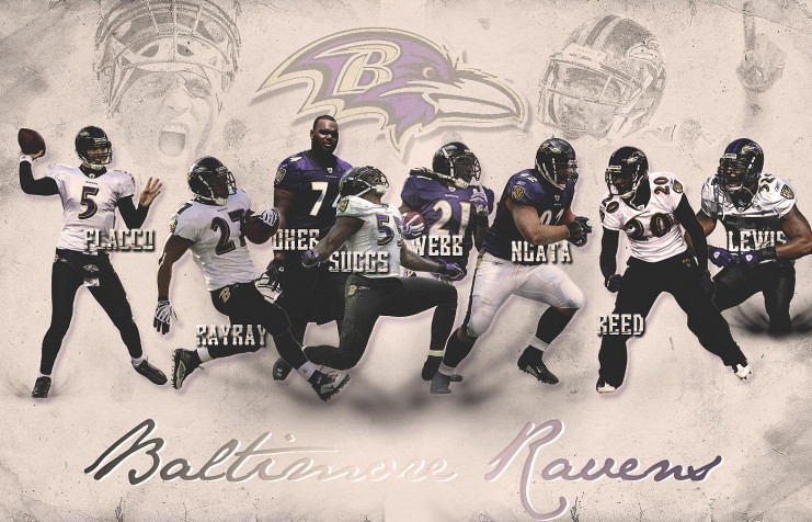 Baltimore Ravens HD Background 1400x900px