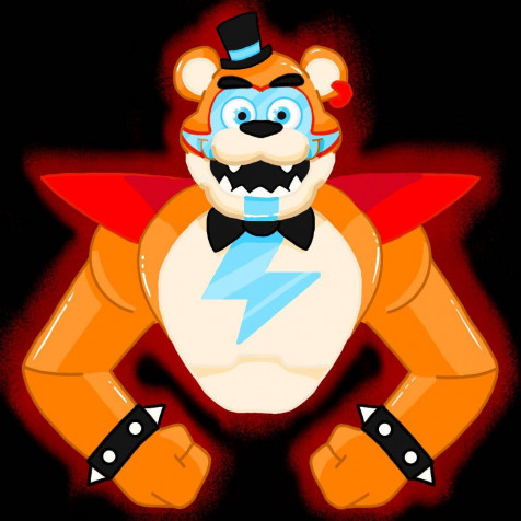 Glamrock Freddy Wallpaper for Mobile 1080x1080px