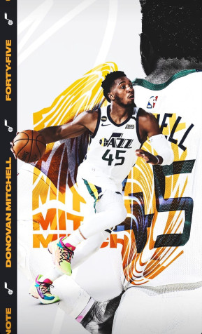 Donovan Mitchell Wallpaper 800x1316px