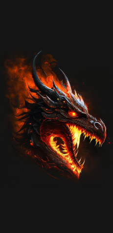 Dragon iPhone Background Image 1080x2220px