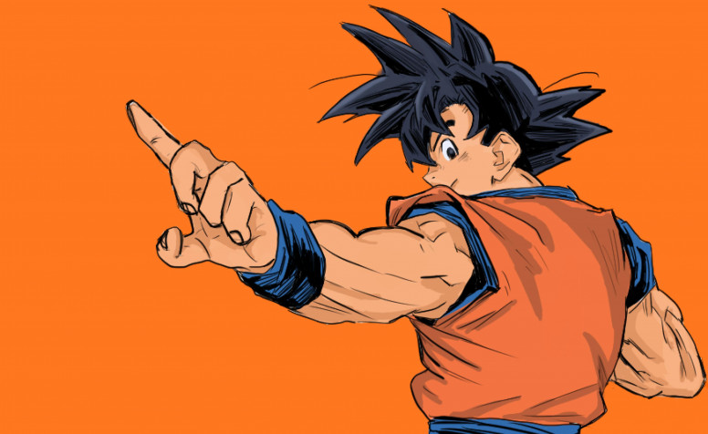 Goku MacBook Background 3633x2229px