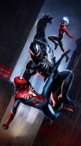 Marvels Spider Man 2 Venom Wallpaper for Mobile 1080x1920px