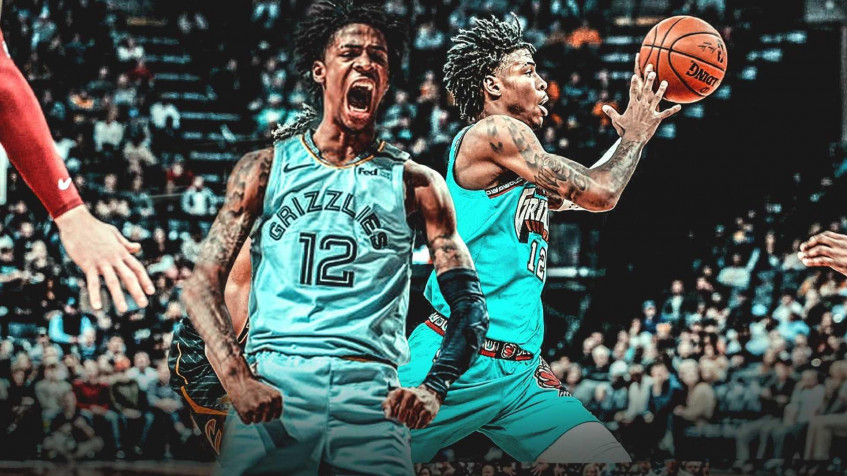 Ja Morant Full HD 1080p Wallpaper 1920x1080px