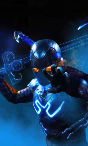 Blue Beetle Android Wallpaper Image 1280x2120px