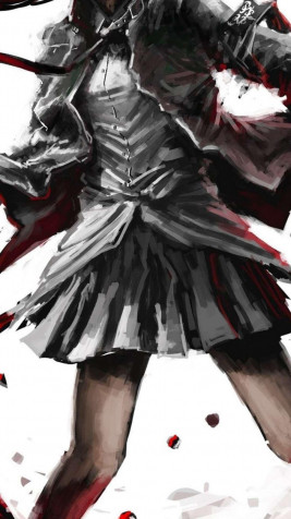 Horror Anime iPhone Background 1080x1920px