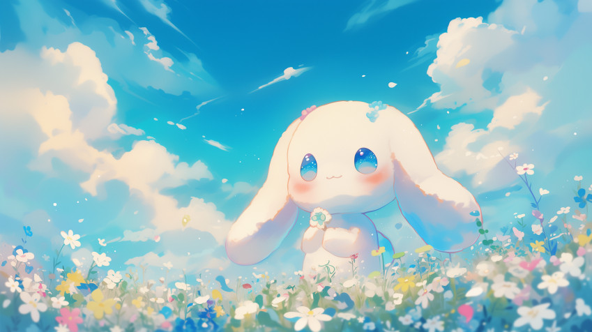 Cinnamoroll Laptop Background 2912x1632px