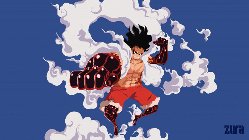 Luffy Gear 4 Snakeman Laptop Background 5334x3000px