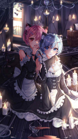 Re Zero Phone Background Image 1080x1920px