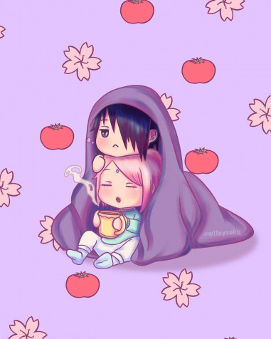 Sasuke Chibi Wallpaper for Mobile 1080x1350px