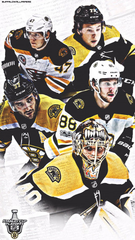 Boston Bruins Phone Background 1154x2048px