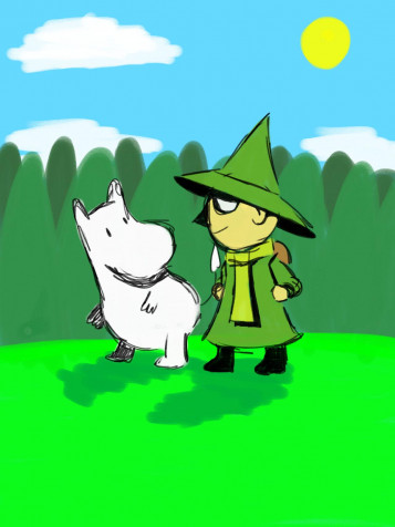 Snufkin iPhone Background Image 1280x1707px