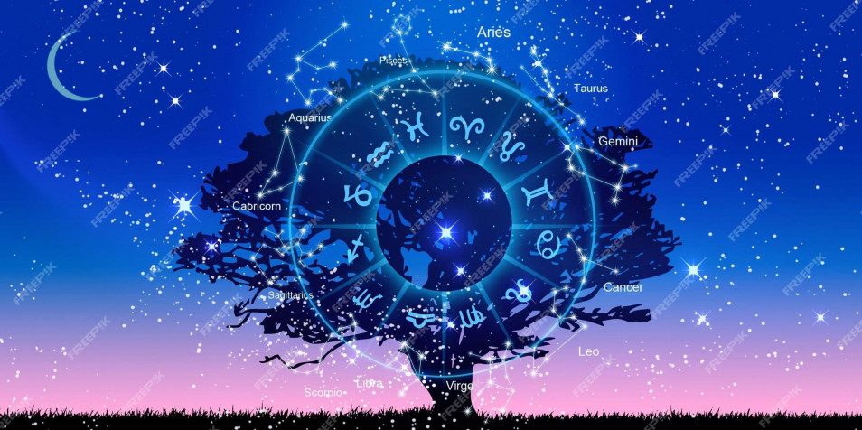 Astrology HD Background 2000x998px