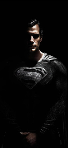 Black Superman iPhone 11 Pro Wallpaper 1125x2436px