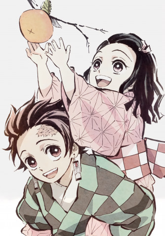 Tanjiro And Nezuko iPhone Wallpaper 2110x3000px