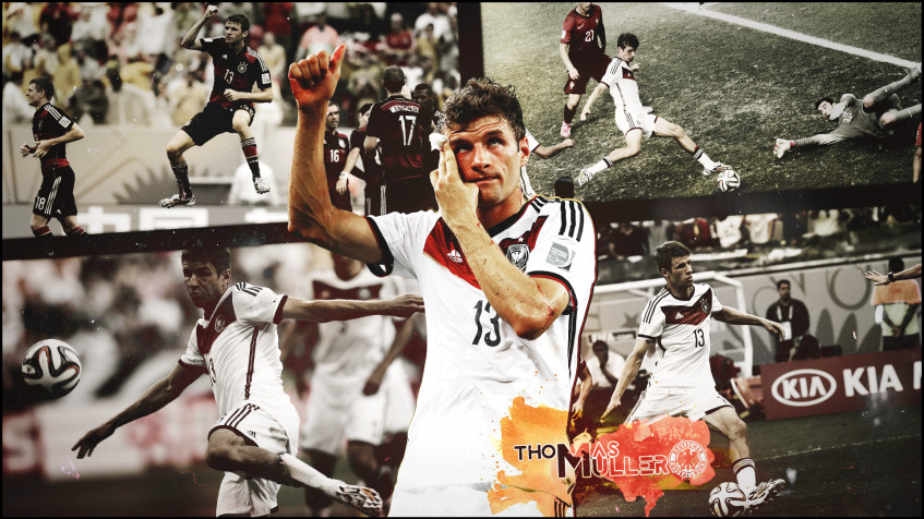 Thomas Muller Full HD 1080p Wallpaper 1920x1080px