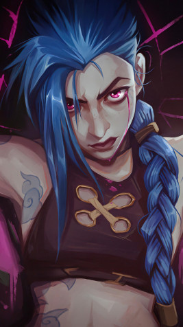 Arcane Jinx 4k Phone Wallpaper 2160x3840px