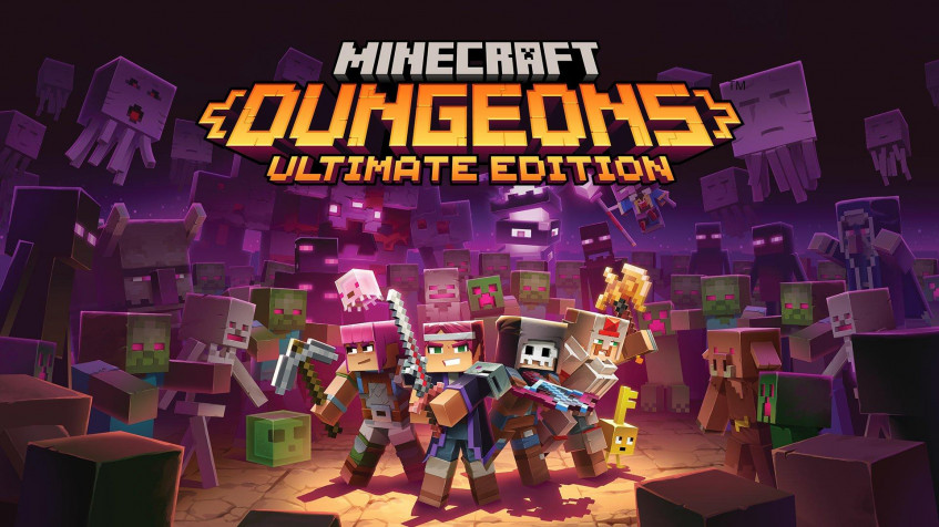 Minecraft Dungeons Full HD 1080p Wallpaper 1920x1080px