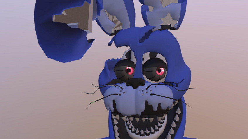 Nightmare Bonnie Full HD 1080p Wallpaper 1920x1080px