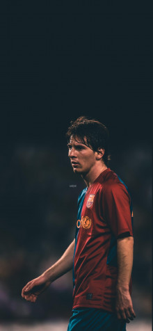 Aesthetic Lionel Messi iPhone Background Image 1604x3464px