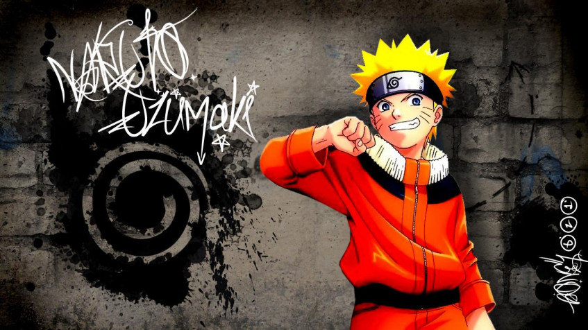 Cartoon Naruto Desktop HD Background 1366x768px