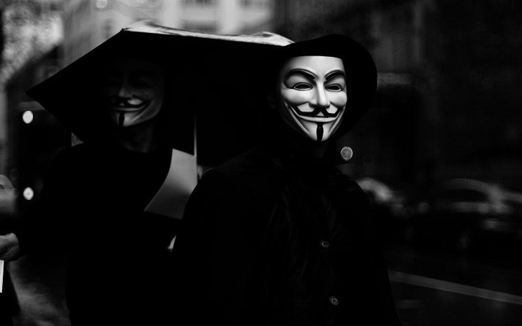 Anonymous Man Widescreen HD Wallpaper 1920x1200px