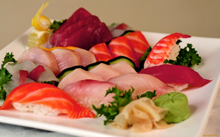 Sushi Widescreen HD Wallpaper 1920x1200px