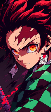 Tanjiro Android Wallpaper 1463x3171px