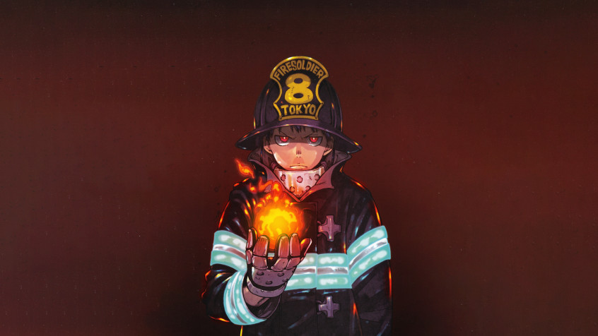 Fire Force 4k UHD Wallpaper 3840x2160px