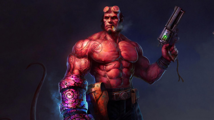 Hellboy Full HD 1080p Wallpaper 1920x1080px