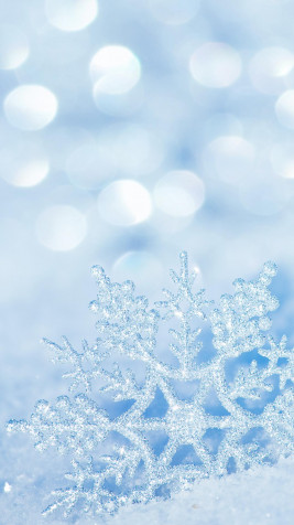 Snowflakes Mobile Wallpaper 1080x1920px