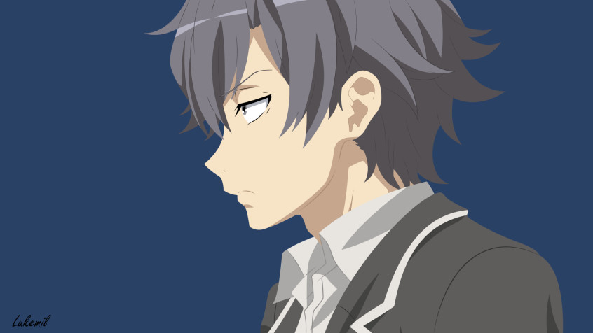 Hachiman Hikigaya Full HD 1080p Wallpaper 1920x1080px