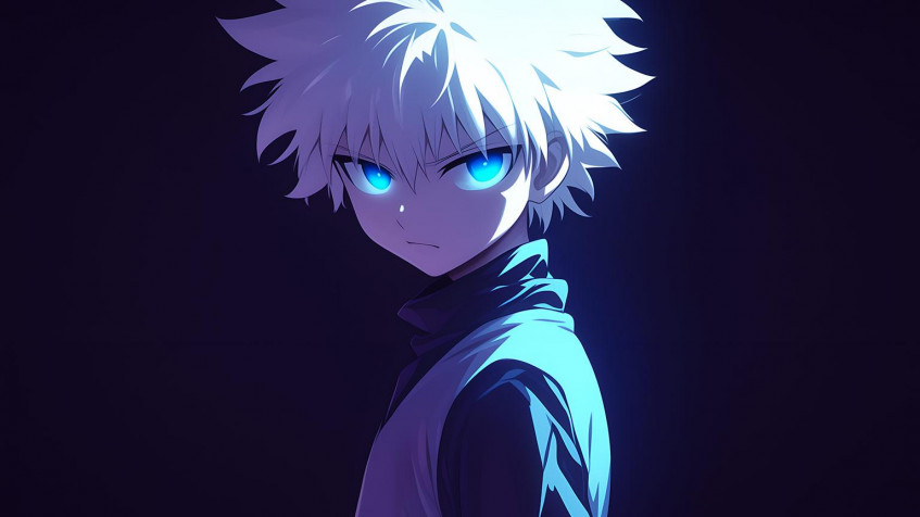 Killua Laptop Background 1536x864px