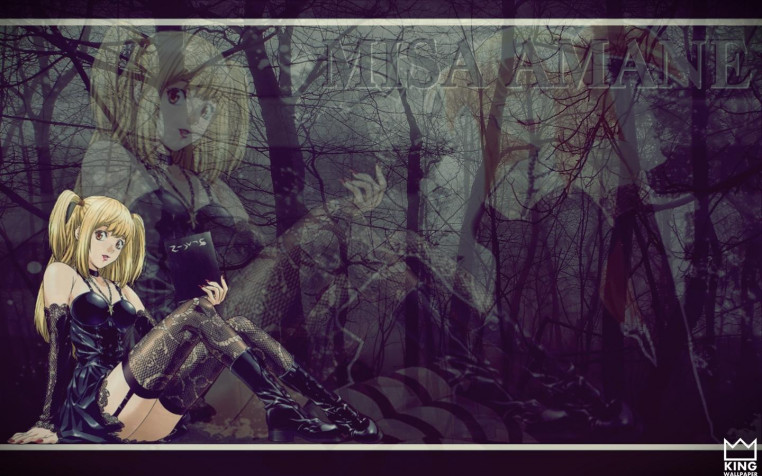 Misa Amane Laptop Background 1440x900px