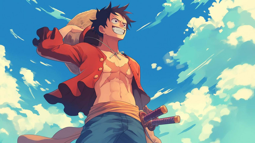 Monkey D Luffy MacBook Background 1536x864px