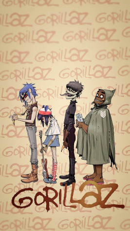 Gorillaz iPhone Wallpaper 1080x1920px