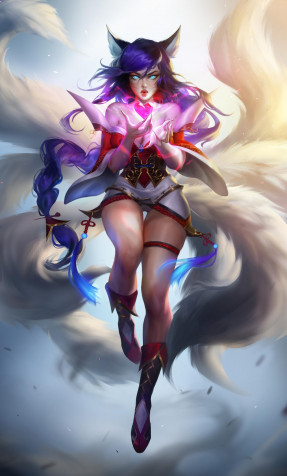 Ahri Wallpaper for iPhone 1280x2120px