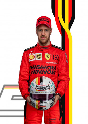 Vettel Mobile Wallpaper 1080x1515px