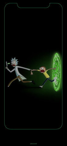 Morty Phone Background 1301x2820px