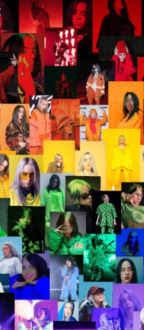 Cute Billie Eilish iPhone Wallpaper Image 736x1677px