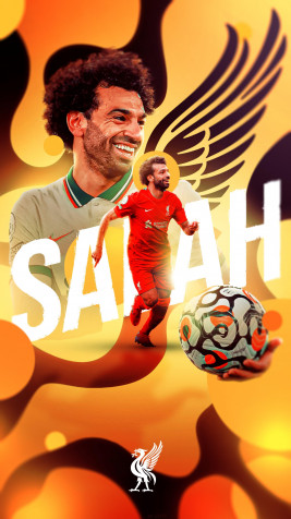 Mohamed Salah iPhone Background 2303x4096px