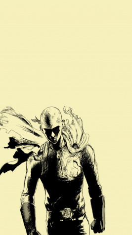 One Punch Man iPhone Wallpaper 1242x2208px