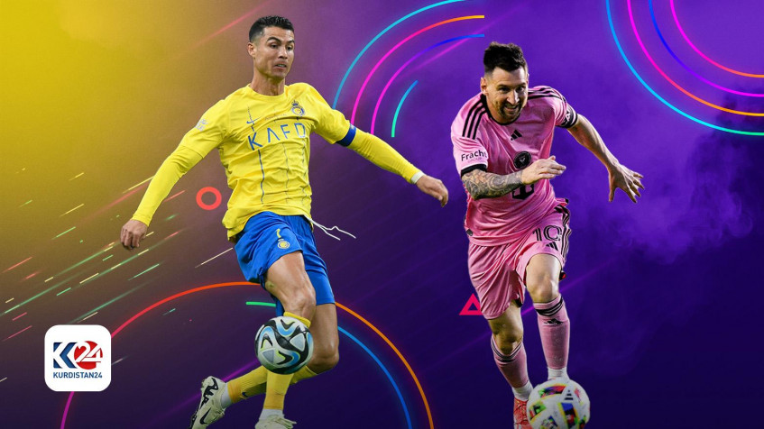 Ronaldo And Messi MacBook Background 1562x878px