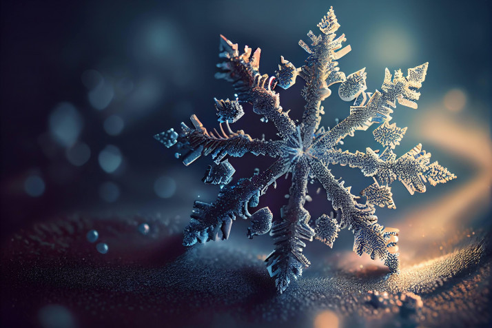 Snowflakes Desktop HD Wallpaper 4608x3072px